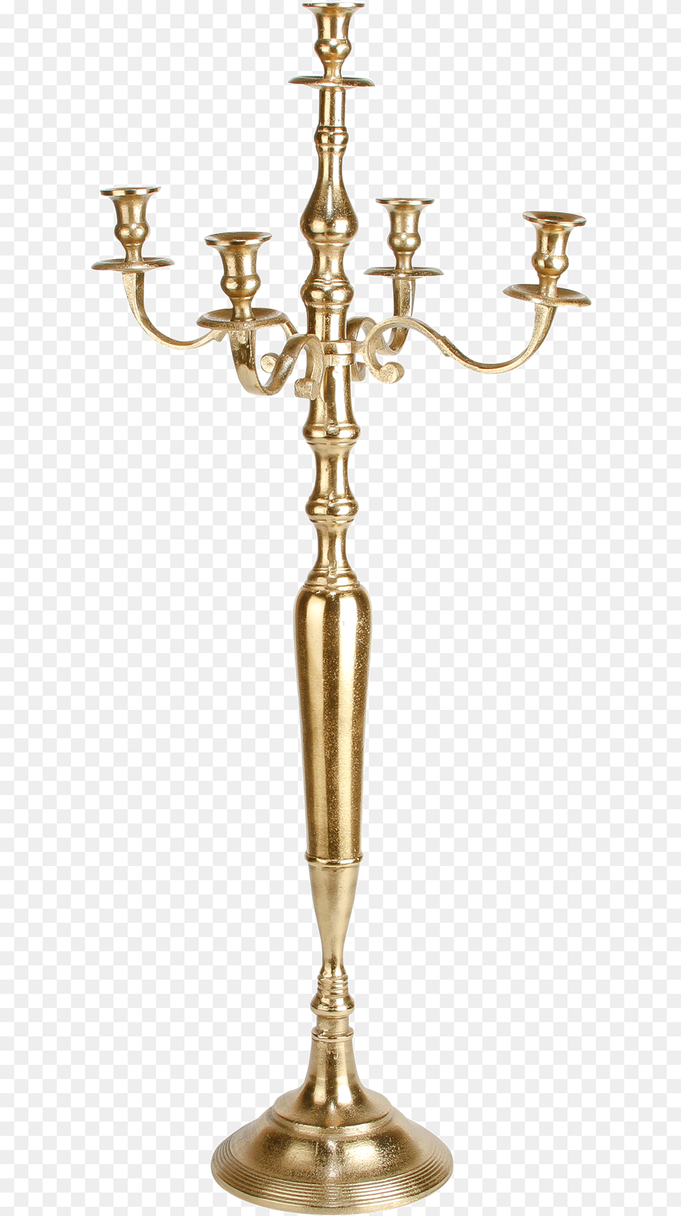 Moretti Gold Candelabra 40quot High Justice, Candle, Festival, Hanukkah Menorah, Candlestick Free Png Download