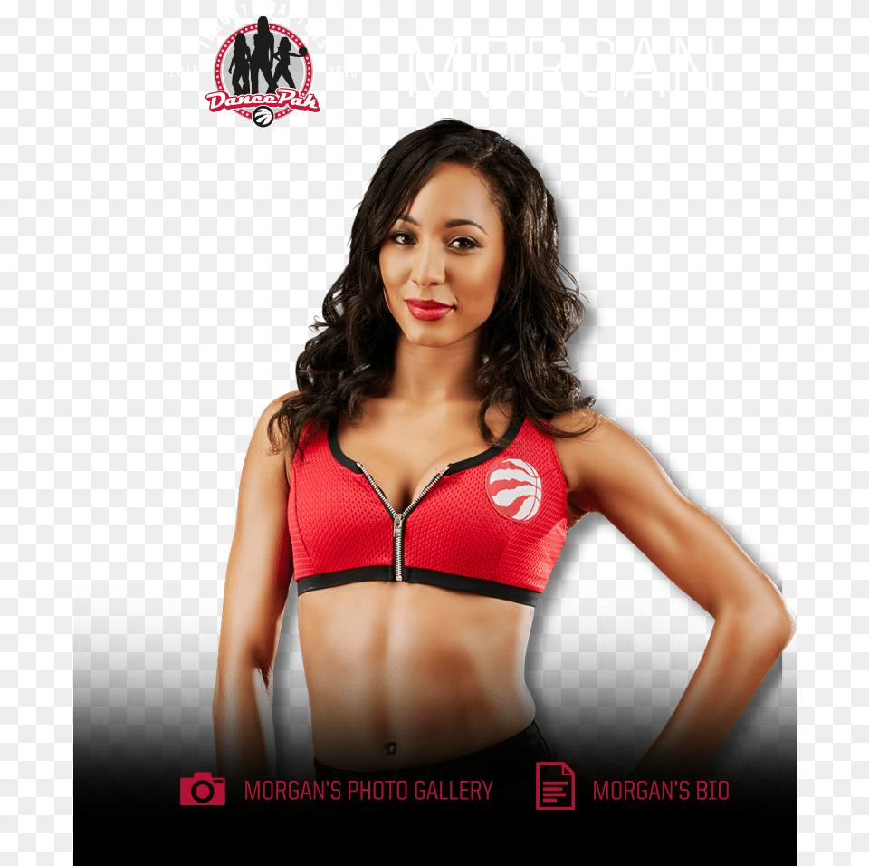 Morgan Dancer Toronto Raptors, Underwear, Bra, Clothing, Lingerie Png Image