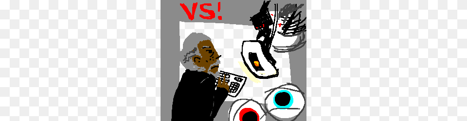 Morgan Freeman Vs Glados, Publication, Book, Comics, Person Free Png Download