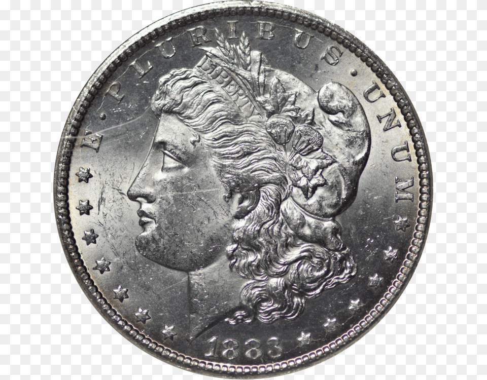 Morgan Silver Dollar, Coin, Money, Nickel, Face Free Transparent Png