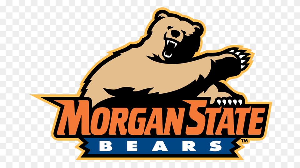 Morgan State Bears Logo, Animal, Bear, Brown Bear, Mammal Free Png