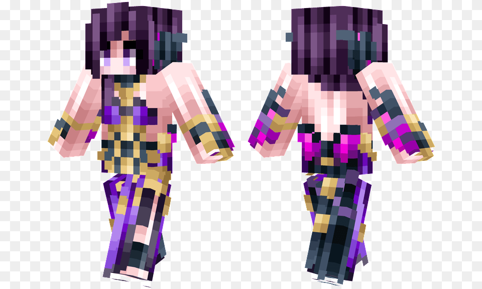 Morgana Minecraft Skins Graphic Design, Purple, Person, Art, Graphics Png