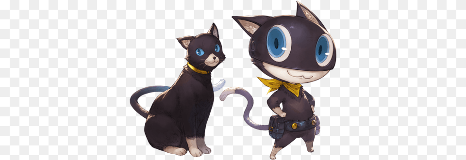 Morgana Mona Npc Granblue Fantasy Persona 5 Art, Animal, Cat, Mammal, Pet Free Png Download