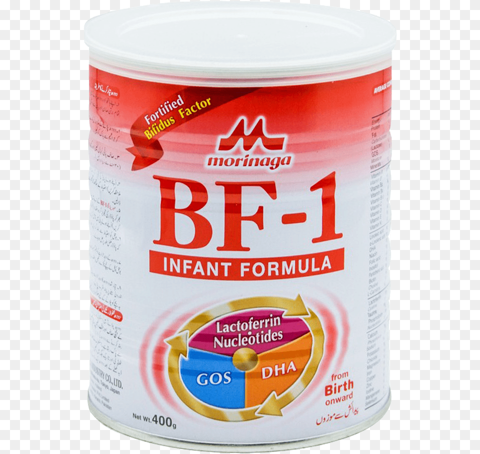 Morinaga Bf 1 Infant Formula Milk Powder From Birth Caffeinated Drink, Can, Tin Png Image