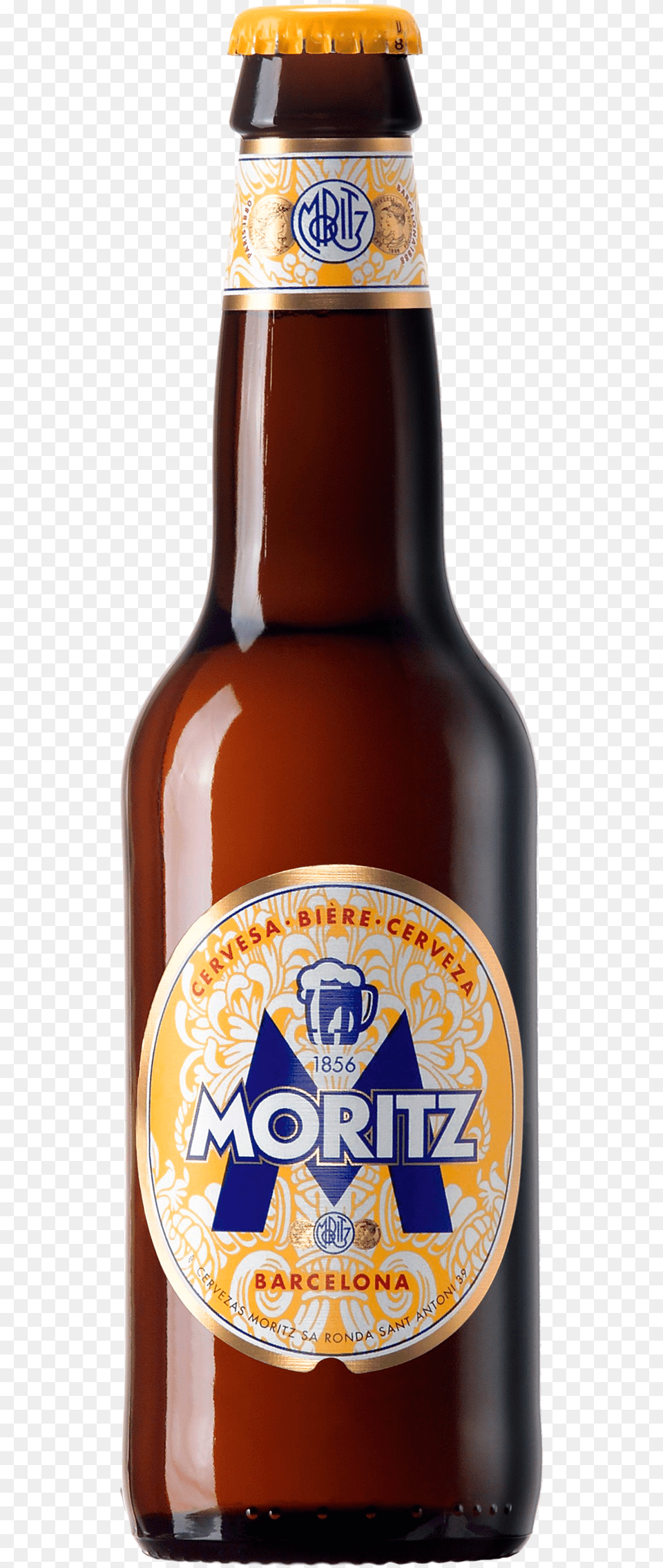 Moritz Beer, Alcohol, Beer Bottle, Beverage, Bottle Png Image