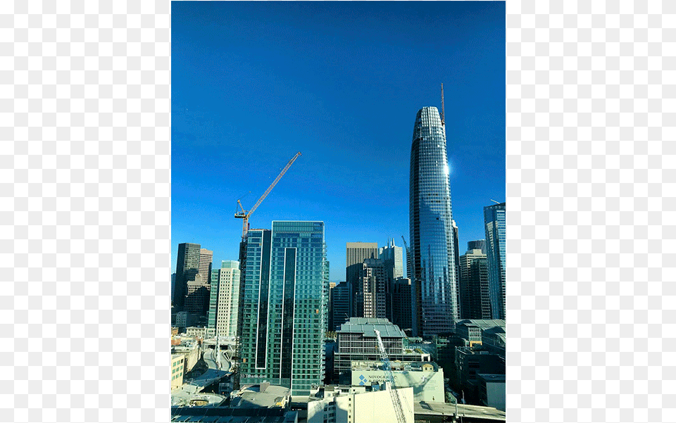 Morning Greets The San Francisco Skyline Via Kaspik Metropolitan Area, Architecture, Office Building, Metropolis, Housing Free Transparent Png