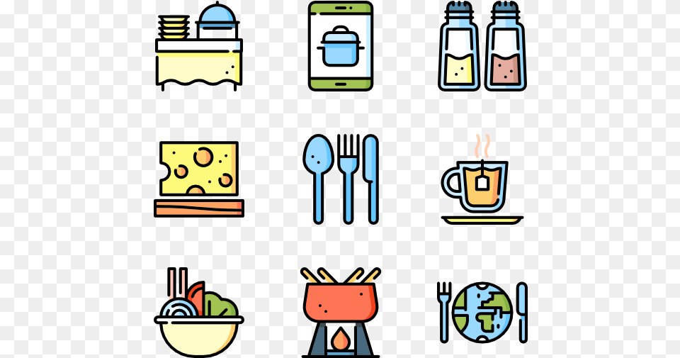 Morning Icon, Cutlery, Spoon, Fork Free Png