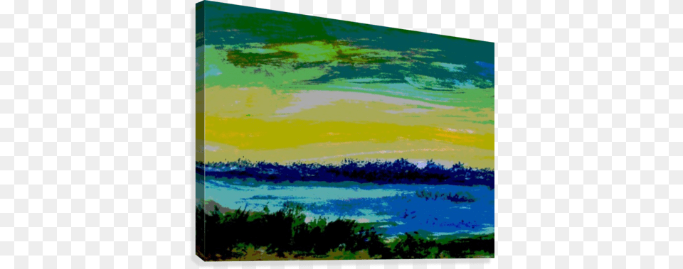 Morning Landscape 3 Canvas Print Painting, Art, Nature, Outdoors, Sky Free Png