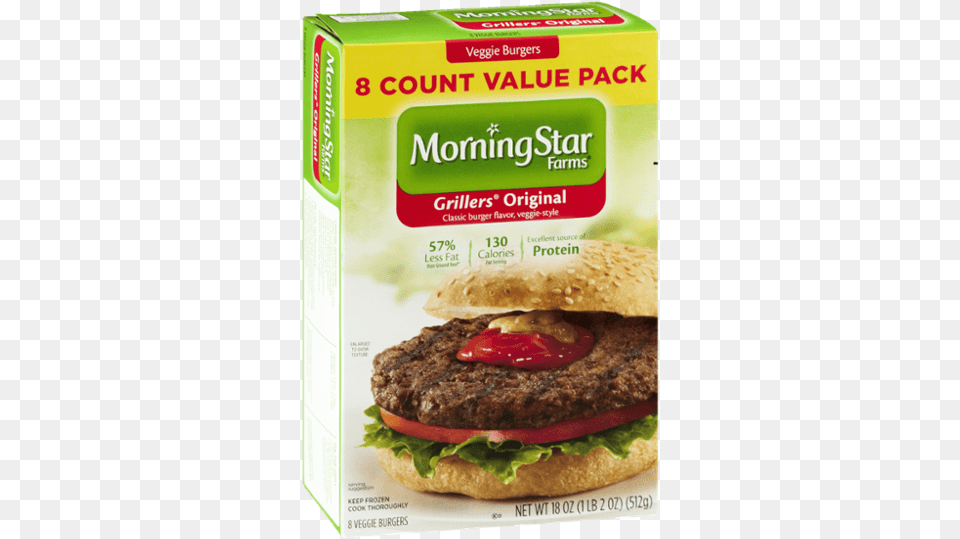 Morning Star Grillers, Burger, Food Free Png