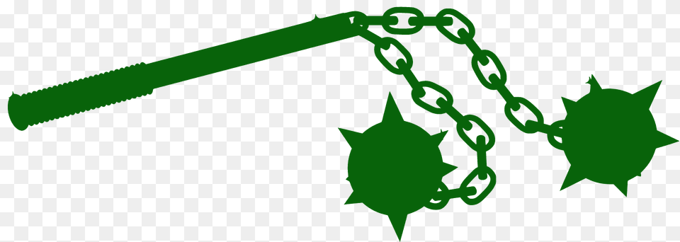 Morning Star Weapon Silhouette, Leaf, Plant, Mace Club Png Image