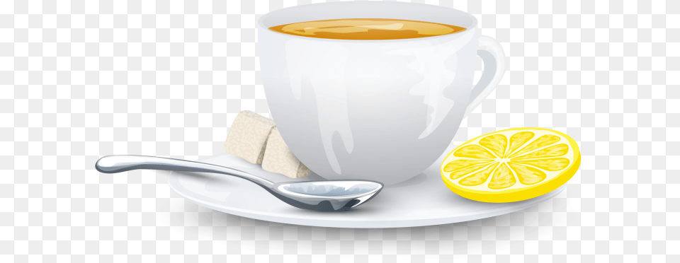 Morning Tea Download Searchpng Doppio, Spoon, Saucer, Cutlery, Produce Png Image