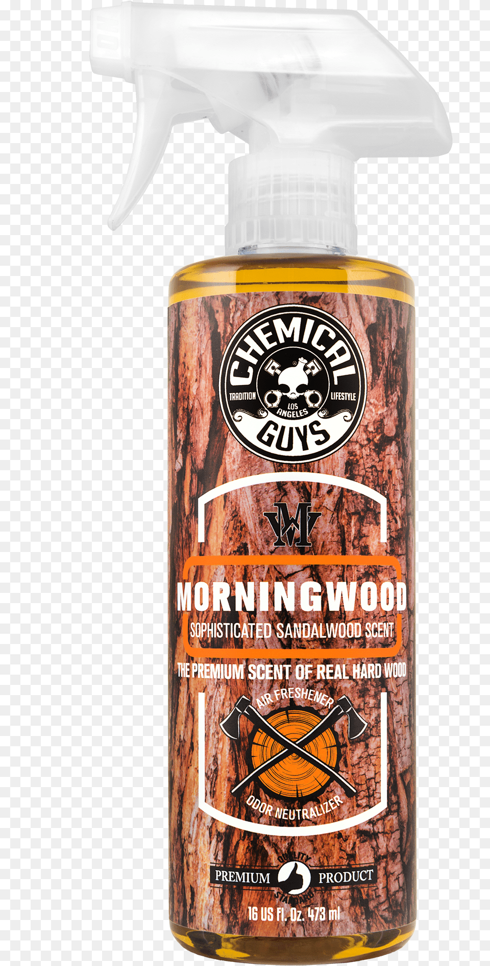 Morning Wood Air Freshener Download Chemical Guys Morning Wood, Bottle, Tin, Can, Axe Png
