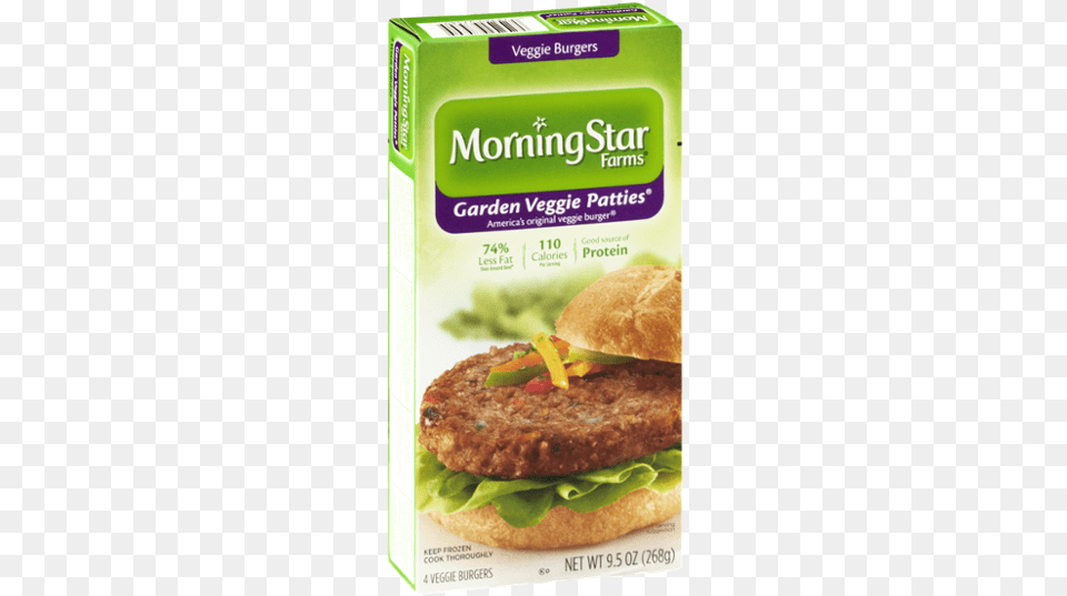 Morningstar Farms Garden Veggie Patties 4 Burgers, Burger, Food, Lunch, Meal Free Png Download