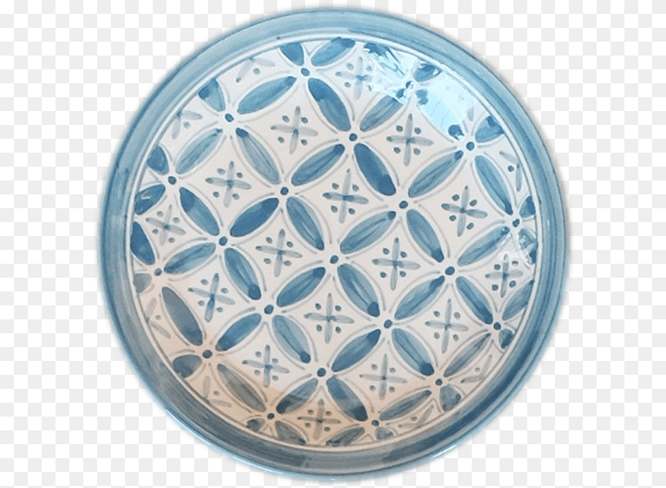 Moroccan Blue Fez Side Plateclass Lazyload Lazyload Circle, Art, Plate, Porcelain, Pottery Free Png Download