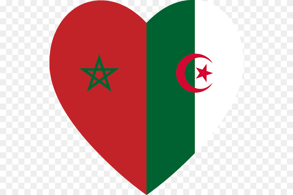 Morocco And Algeria Love, Heart, Symbol Free Transparent Png