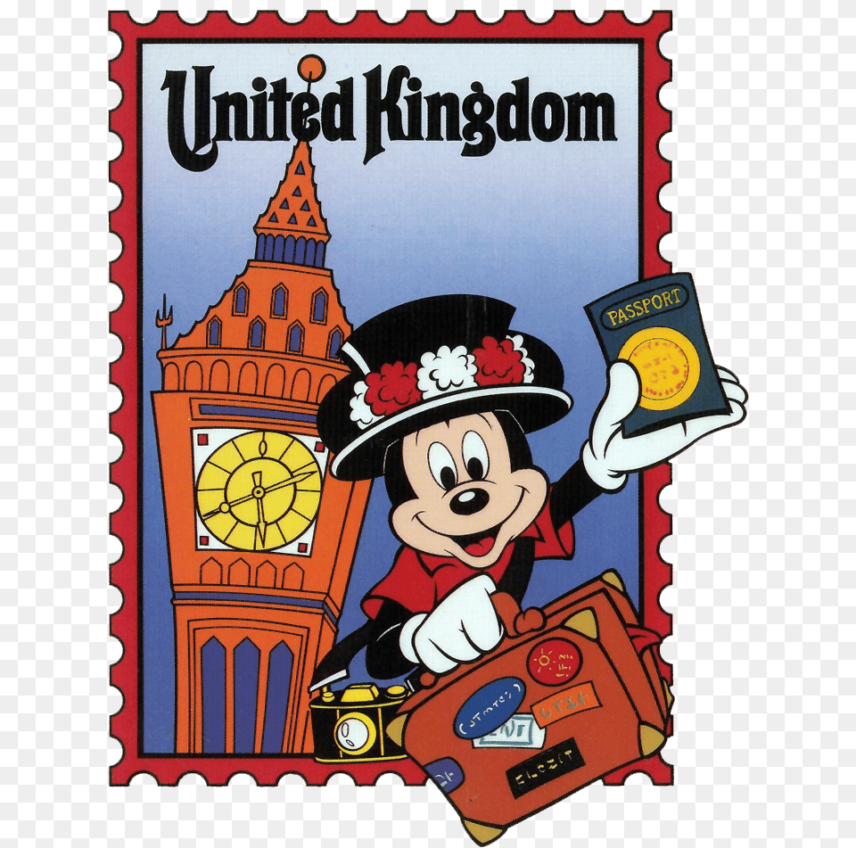 Morocco Clipart Disney Mickey Mouse In Uk, Baby, Person, Book, Comics Png