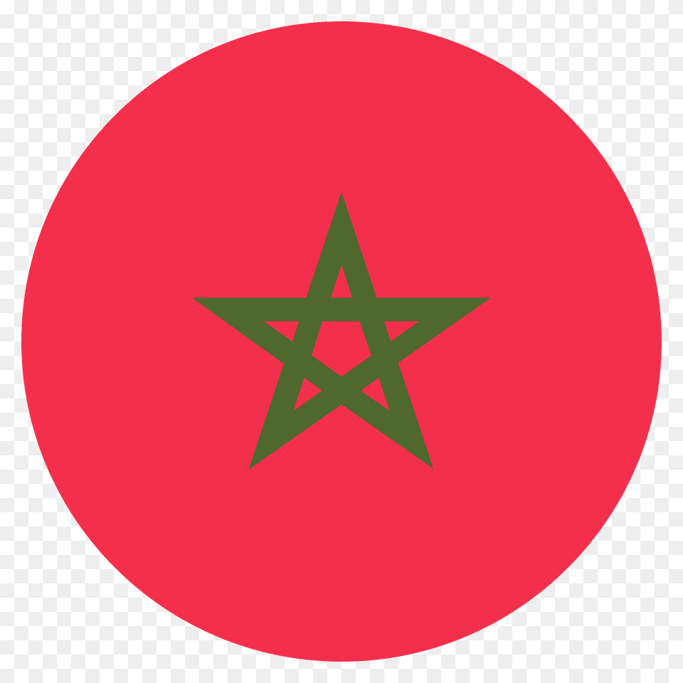 Morocco Flag Emoji Clipart, Star Symbol, Symbol Free Png