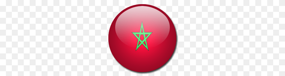 Morocco Flag Vector Clip Art, Star Symbol, Symbol, Sphere Free Transparent Png