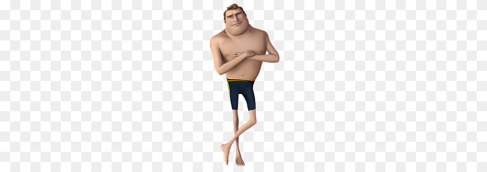 Morpheus Clothing, Shorts, Person, Back Free Png Download