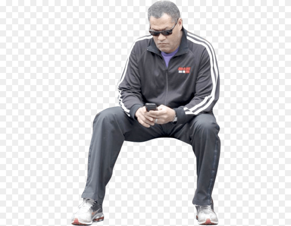 Morpheus Neo Laurence Fishburne Trinity The Architect Keanu Reeves Sad, Sitting, Person, Adult, Man Free Transparent Png