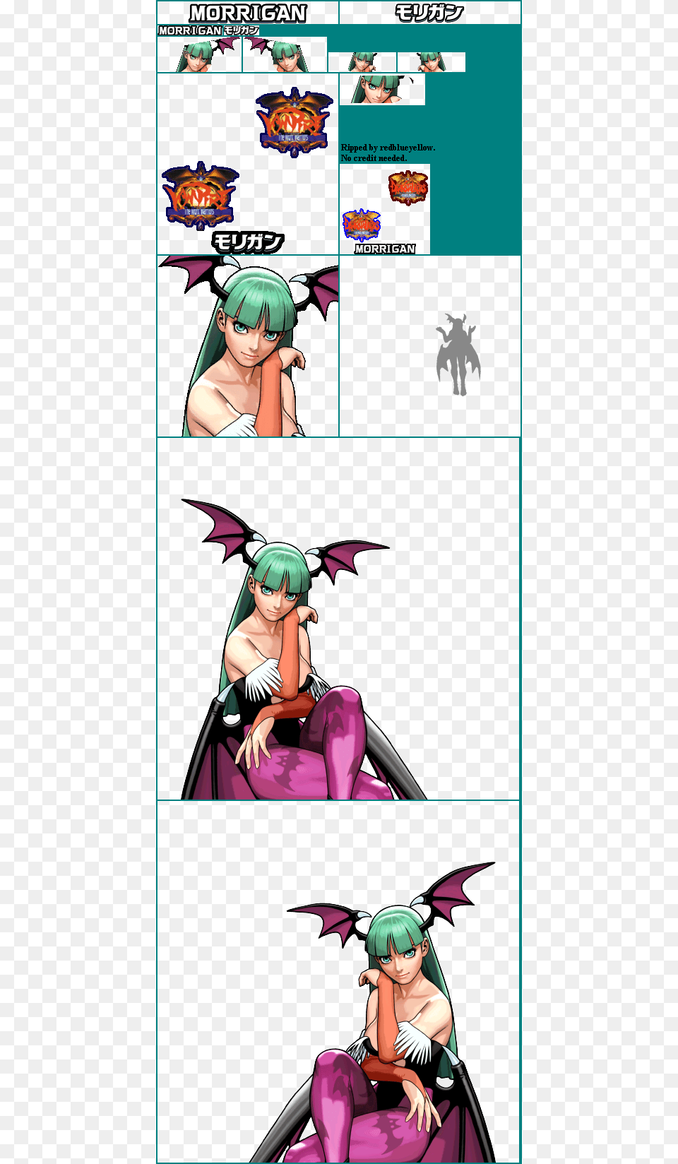 Morrigan Aensland Tatsunoko Vs Capcom Sprites, Book, Comics, Publication, Adult Png Image