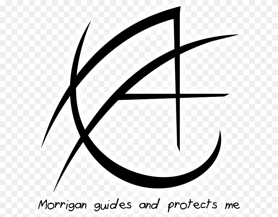 Morrigan Guides And Protects Me Sigil Requested By, Bow, Weapon, Text, Symbol Png