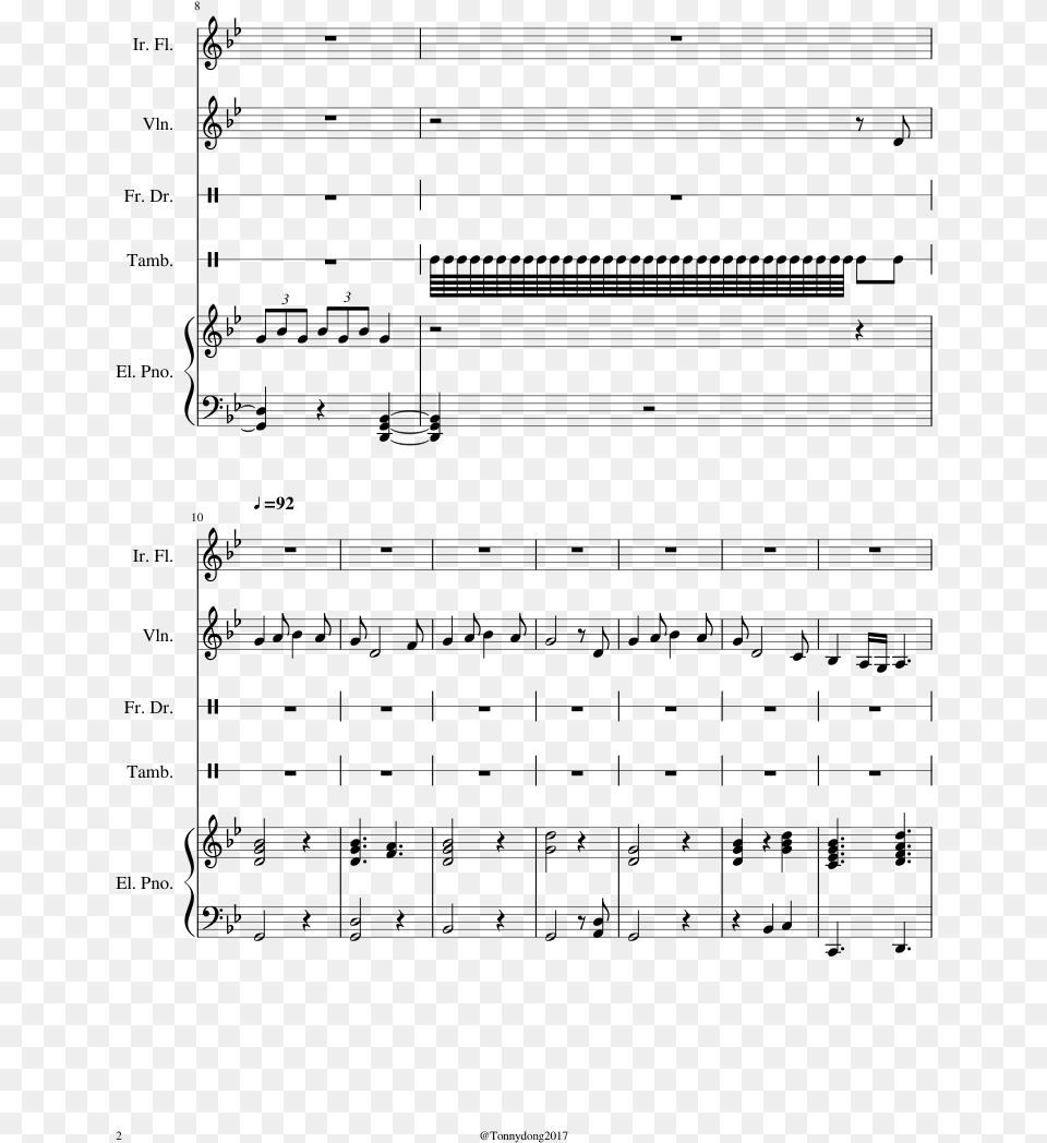 Morrigan The Celtic Raven Sheet Music Composed By Tonny Sheet Music, Gray Free Transparent Png