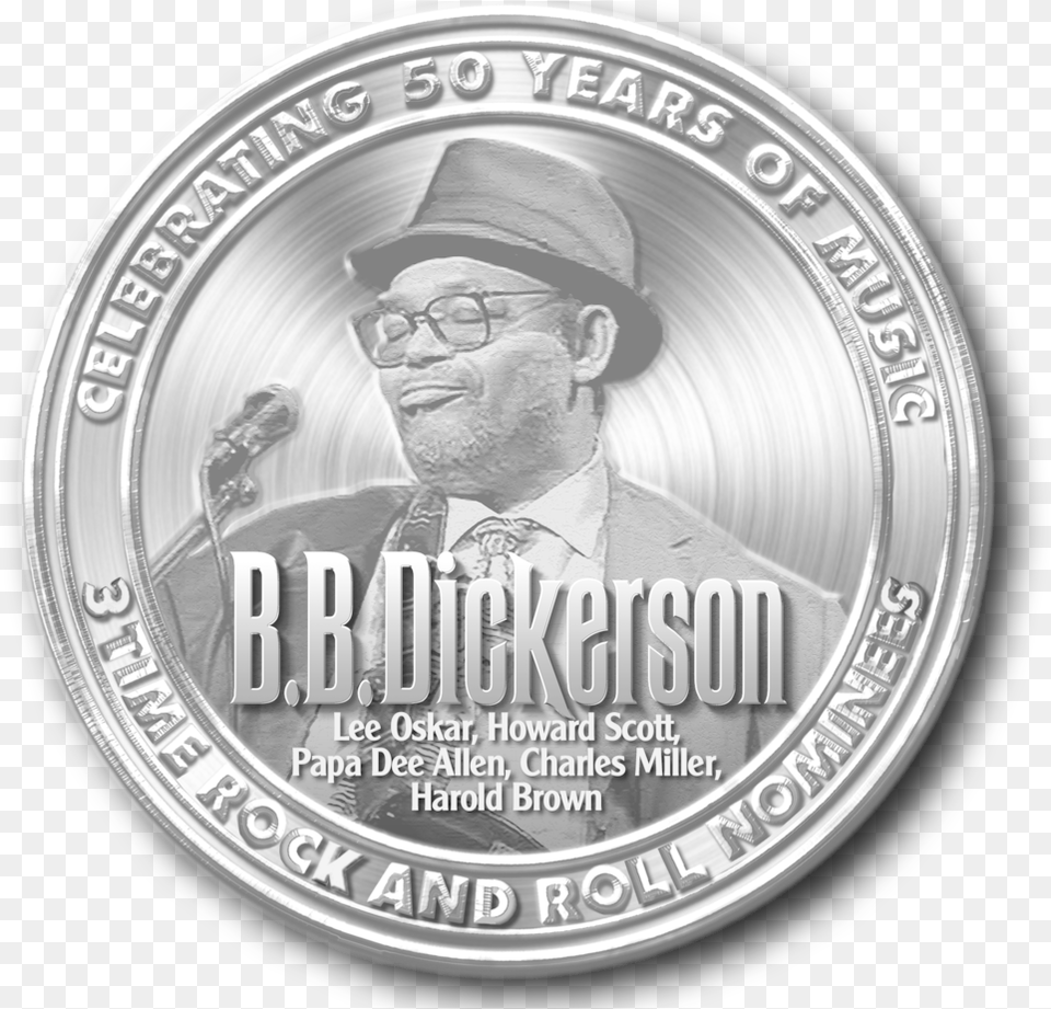 Morris Bb Dickerson U2014 Coin, Adult, Person, Man, Male Png Image