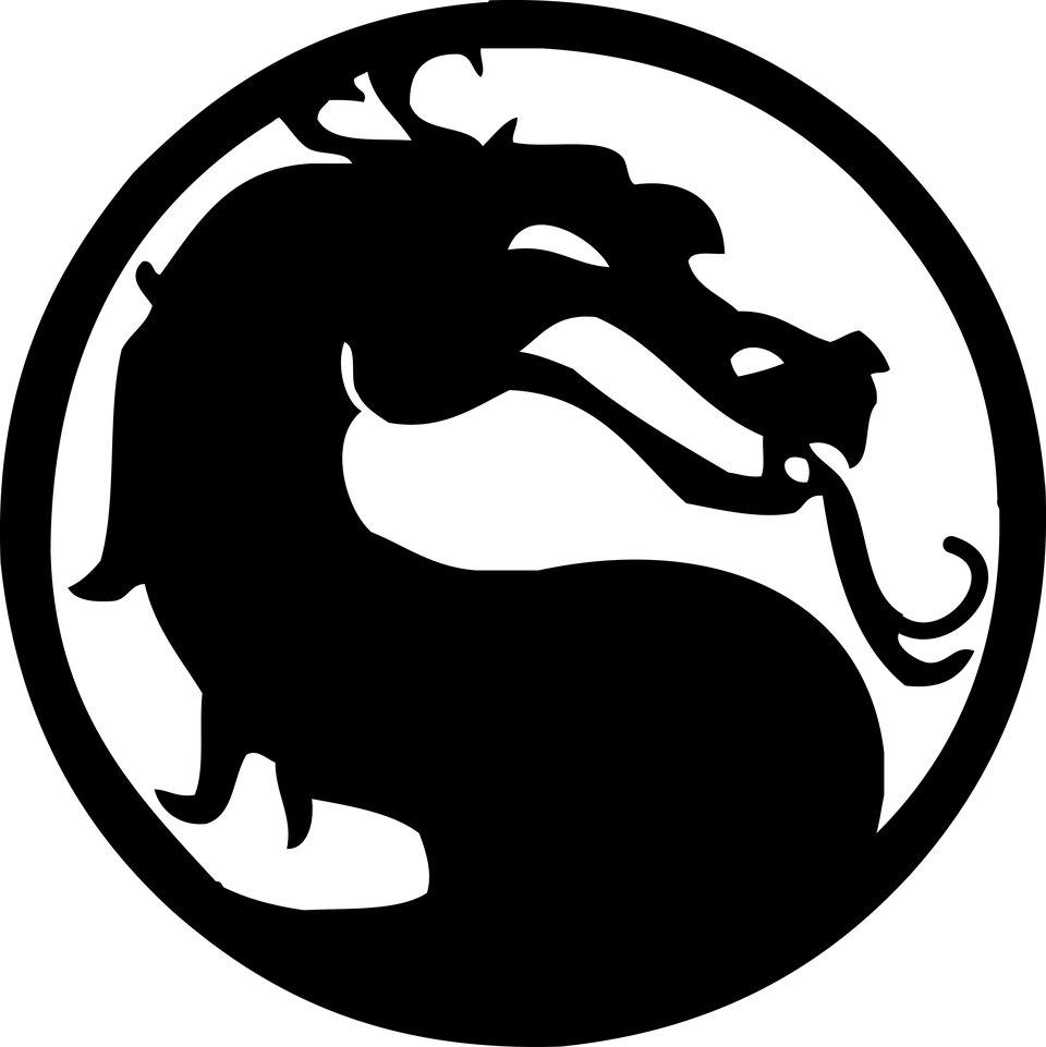 Mortal Kombat, Stencil, Logo Free Transparent Png
