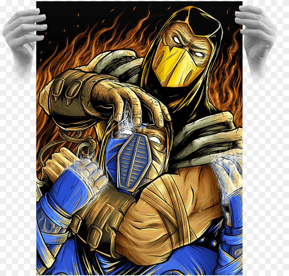 Mortal Kombat Ap Screen Print Freddy Krueger, Publication, Book, Comics, Adult Png Image