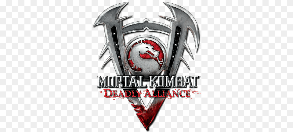 Mortal Kombat Deadly Alliance U0026 Mortal Kombat Games Logo, Emblem, Symbol, Weapon, Mailbox Free Png