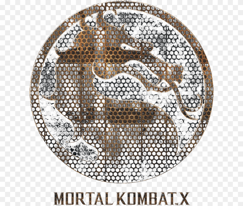 Mortal Kombat Metal Seal Juniors V Neck T Shirt Mkx, Logo Png Image