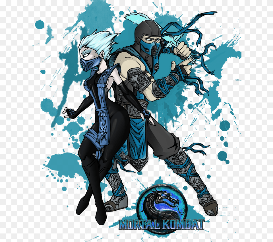 Mortal Kombat Sub Zero And Frost Transformed By Writing How To Change Your Life And, Publication, Book, Comics, Adult Png Image