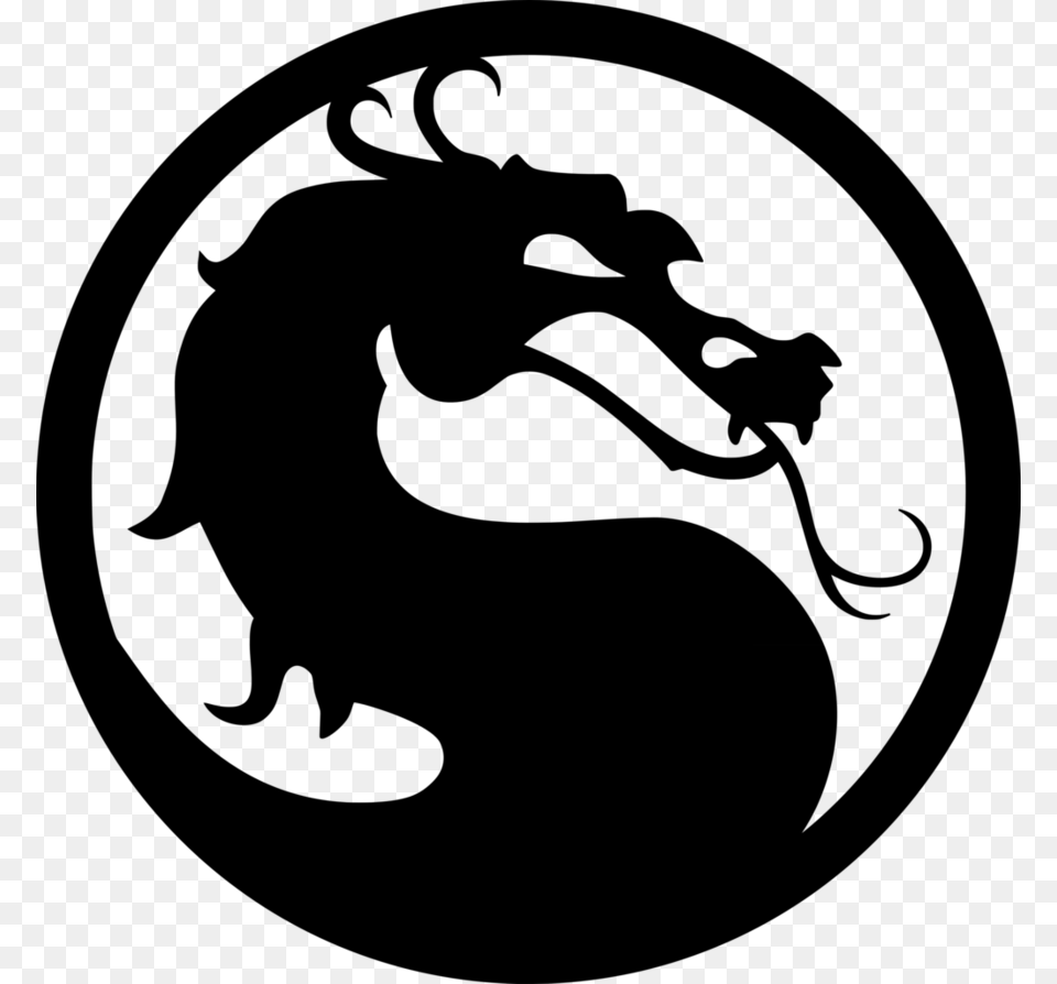 Mortal Kombat Symbol Scorpion Mortal Kombat Logo, Gray Free Png Download