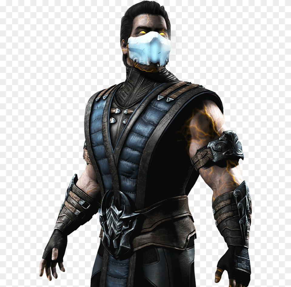 Mortal Kombat X Dark Sub Zero, Adult, Male, Man, Person Png Image