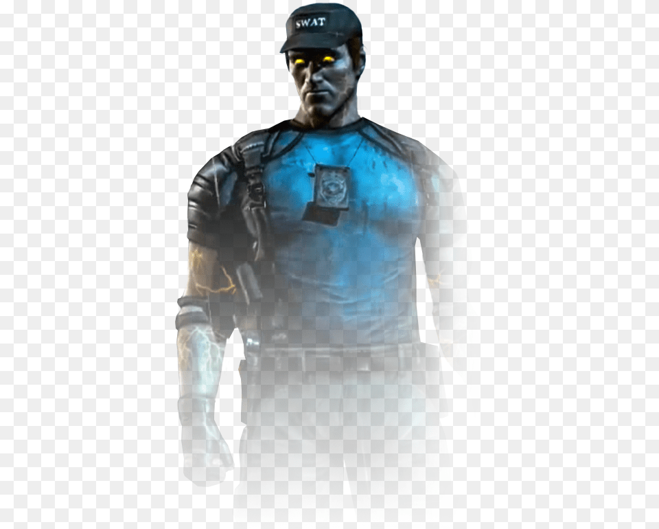 Mortal Kombat X Kurtis Stryker Revenant Stryker, Adult, Male, Man, Person Png Image