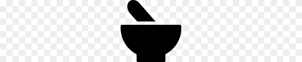 Mortar And Pestle Icon Apothecary Mortar, Gray Free Transparent Png