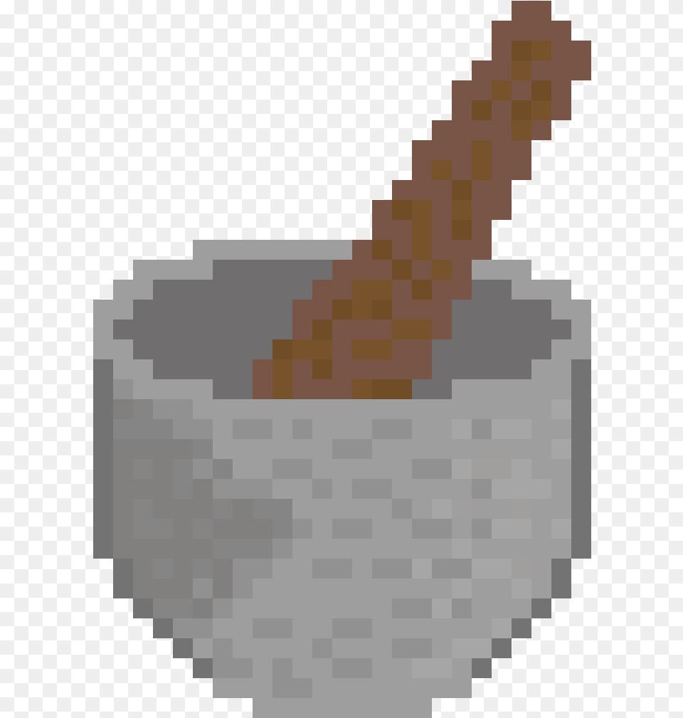 Mortar And Pestle Pixel Art Sword And Shield, Cannon, Weapon Png Image