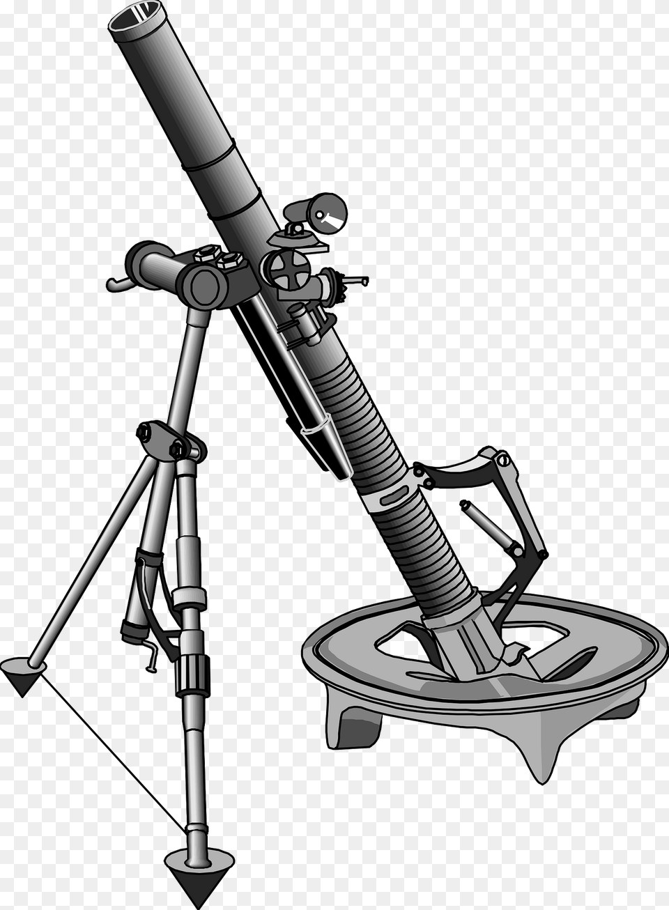 Mortar Clipart, Cannon, Weapon, Device, Grass Png