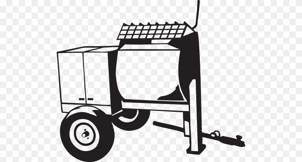 Mortar Mixer Decal, Machine, Wheel, Device, Grass Png Image