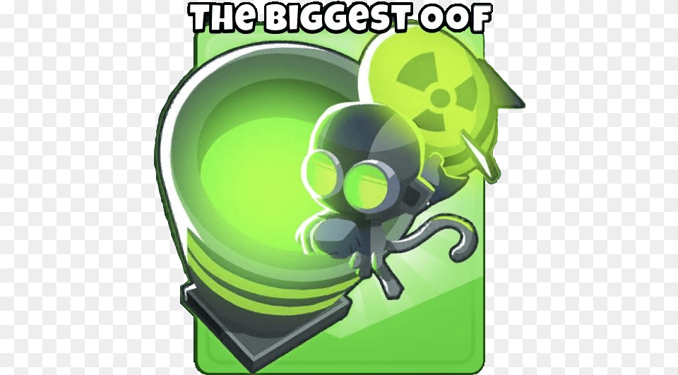 Mortar Monkey The Biggest One, Green Free Png