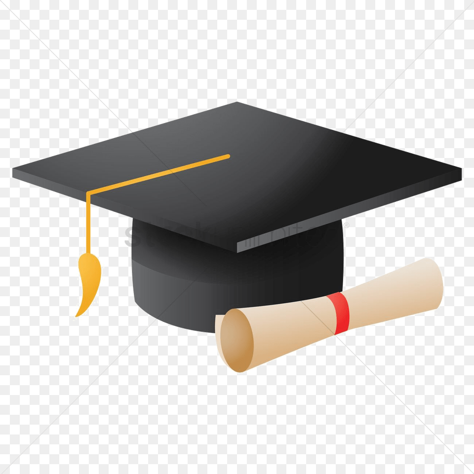 Mortarboard Hd Graduation Scroll And Mortar Board, People, Person, Text Free Png Download