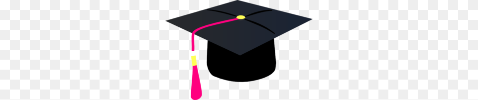 Mortarboard Pink Tassel Clip Art, Graduation, People, Person Png