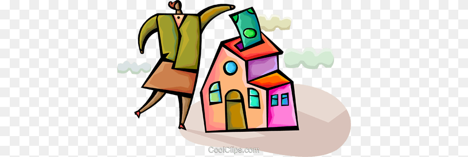 Mortgage And Loans Royalty Vector Clip Art Illustration, Outdoors, Architecture, Building, Shelter Free Png