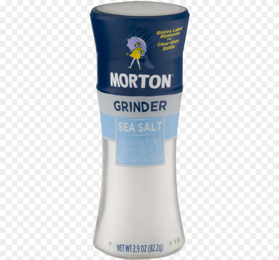 Morton Grinder Sea Salt Cosmetics, Can, Tin, Deodorant, Person Png Image