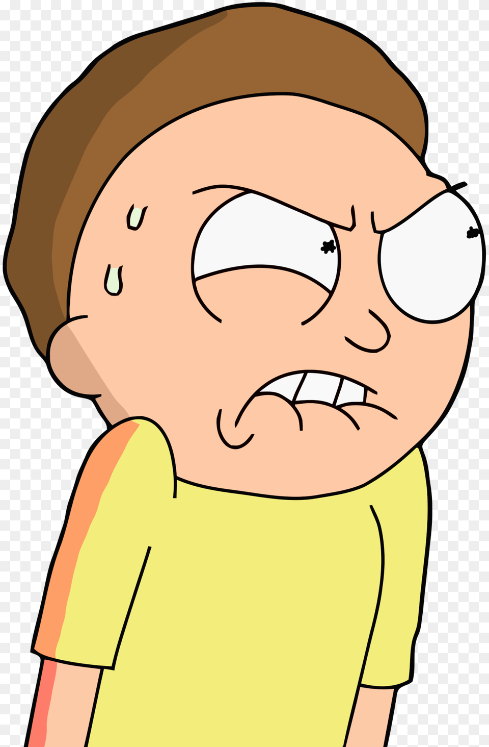 Morty Close Up, Baby, Cartoon, Person, Face Png Image