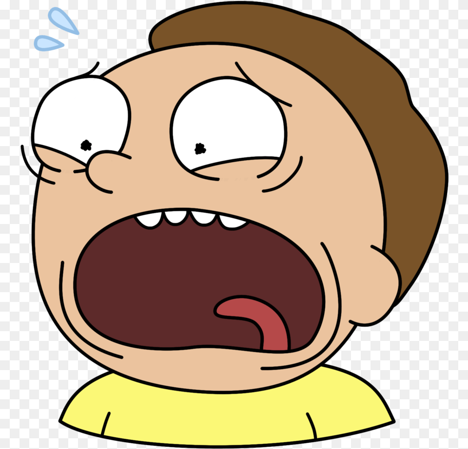 Morty Rickandmorty Scaredmorty1500 Scared Morty, Cartoon, Baby, Person, Body Part Free Png
