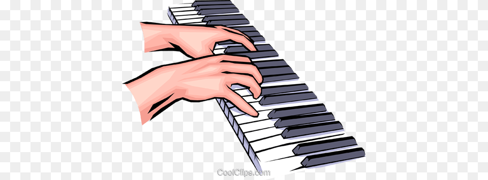 Mos A Tocar Piano Livre De Direitos Vetores Clip Art Hands Playing Piano Clipart, Keyboard, Musical Instrument Free Transparent Png