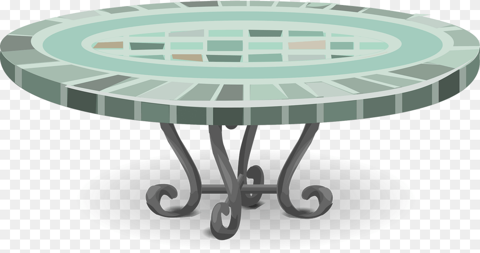 Mosaic Cafe Table Clipart, Coffee Table, Dining Table, Furniture, Tabletop Png Image