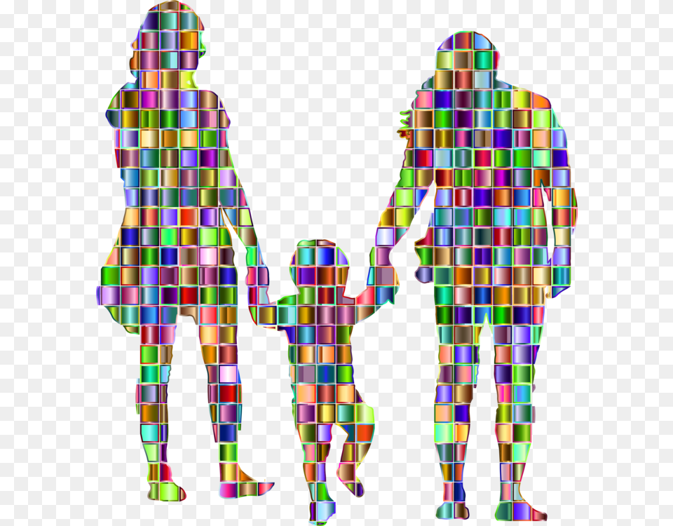 Mosaic Child Art Family Mother, Graphics, Collage, Adult, Female Png